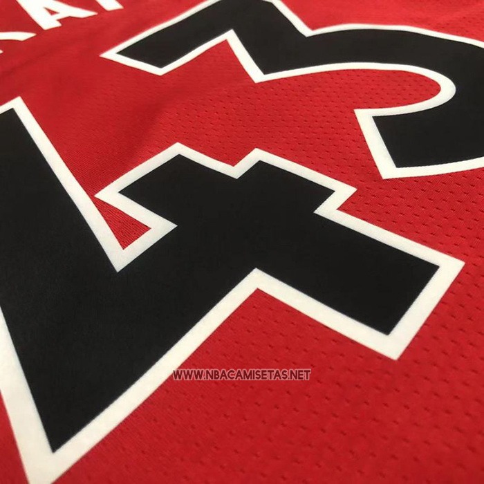 Camiseta Toronto Raptors Pascal Siakam NO 43 Icon 2022-23 Rojo